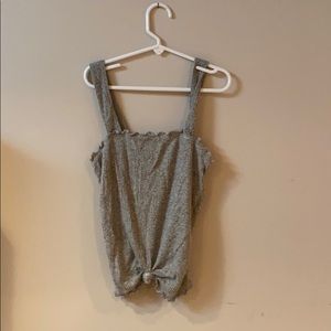 soft comfy grey tank